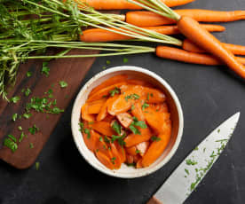 Sautéing 14 oz Carrots