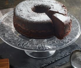 Chiffon cake al cioccolato a Varoma (senza lattosio)