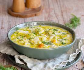 Zupa kalafiorowa z makaronem