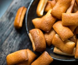 Financiers orange-noisette