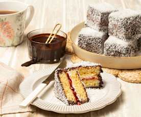 Gluten free lamingtons