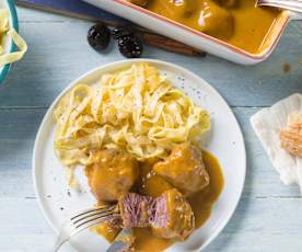 Carrilleras al brandy en cocción lenta