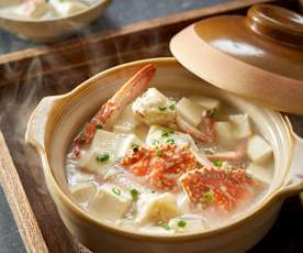 Flower Crab Tofu Stew