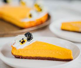 Dýňový cheesecake se skořicí