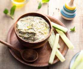 Baby-friendly Aubergine and Tahini Dip