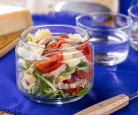 Insalata di manzo con vinaigrette