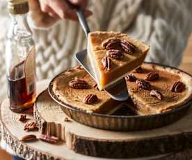 Tarte au sirop d'érable et noix de pécan