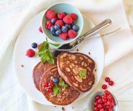 Schoko-Protein-Pancakes