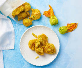 Frittelle di fiori di zucca