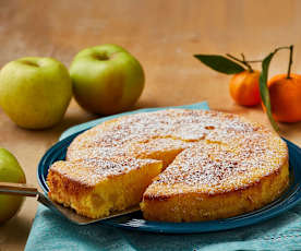 Torta di mele e mandarini