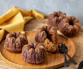 Mini Jamaican style ginger bundts