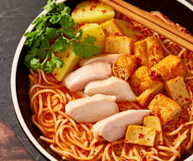 Singapore Curry Chicken Noodles