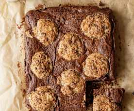 Brookies (ciasteczkowe brownie)