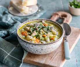 Zupa pieczarkowa z kurczakiem