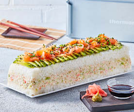 Pastel de sushi