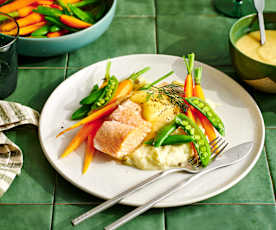 Salmon velouté reinventé