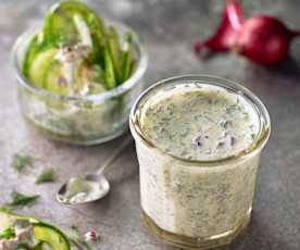 Sahne-Dill-Dressing