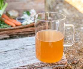 Caldo de legumes funcional