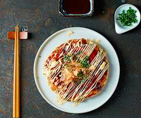 Panquecas japonesas (Okonomiyaki)