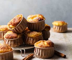 Muffins de maçã sem glúten