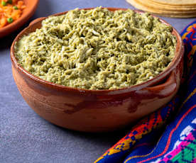 Pollo con mole verde