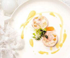 Galantine de pintade foie gras noisette