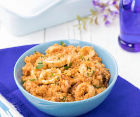 Bulgur ai calamaretti