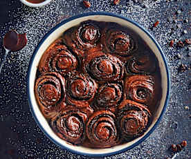 Torta girelle al cioccolato