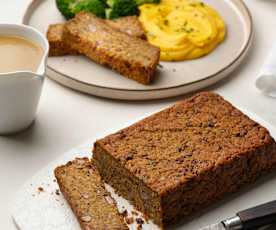 Lentil Roast with Sweet Potato and Celeriac Purée