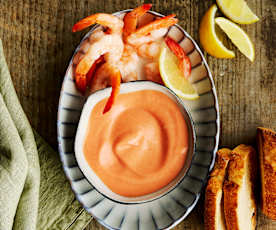 Cocktailsauce zu Krabben und Co.