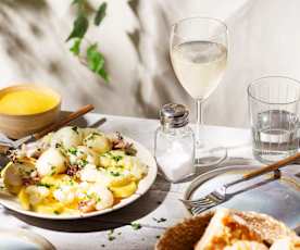 Ensalada de sepietas y patata