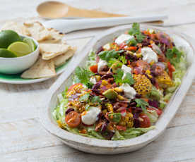 Chipotle bean and corn salad