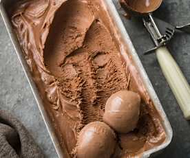 Chocolate and Hazelnut Gelato - Gelato al cioccolato e nocciola