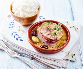 Zypriotische Rindfleischpäckchen mit Reis