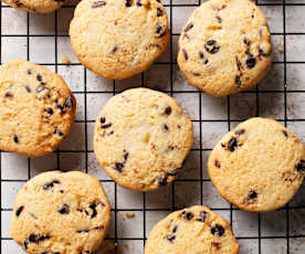 Cookies z rýžové mouky s kousky čokolády (bez lepku)