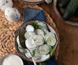 Mizeria z grubo krojonych ogórków (TM6, TM7)