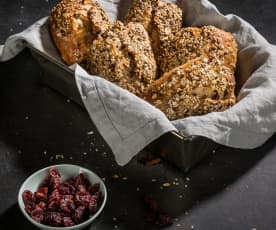 Pãezinhos de muesli