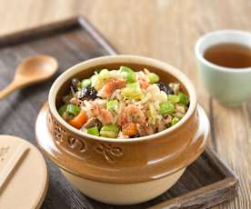 櫻花蝦蔬菜炊飯