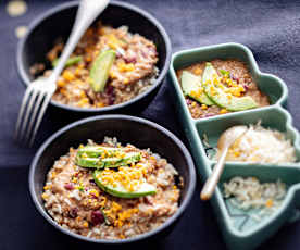 Babyfreundliches Chili Con Carne mit Reis