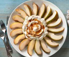 Pere, formaggio e miele