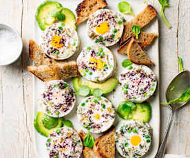 Yeşil Sebzeli Yumurtalar