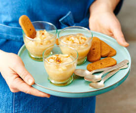 Compotée de poires à la cannelle et amandes