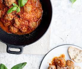 Batch cooking: Albóndigas de ternera con tomate
