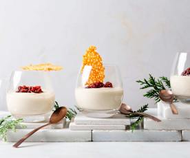 Cremoso de patata con sobrasada y teja de parmesano