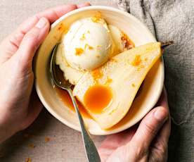 Pears on Orange Syrup