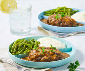 Salisbury Steak TV Dinner