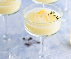 Lemon and thyme mocktail