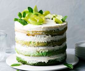 Yeşil Tonlarda Naked Kek