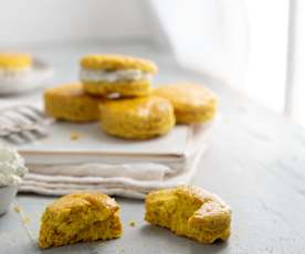 Scones alla curcuma