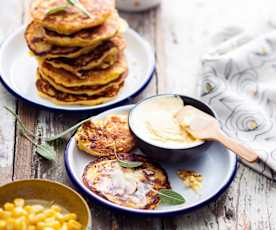 Babyfreundliche Mais-Ricotta Laibchen